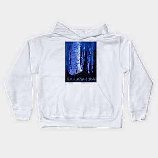 See America Poster Kids Hoodie